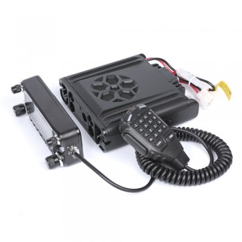 Free delivery,512 Channels mobile Radio 50W 136-174MHz 400-520MHz Car Walkie Talkie Mobile Radio with clip antenna