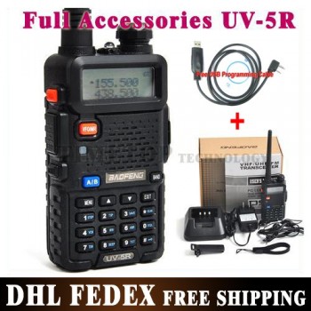 10 PCS Original UV5R 2 Way Radio 136-174/400-520MHz Dual-Band DTMF Walkie Talkie Handhold Tranceiver