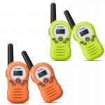 Caroger CR388A Kids Walkie Talkies PMR446MHZ Two Way Radio Up to 3300 Meters/2 Miles Range Handheld Interphone Mobile Radio