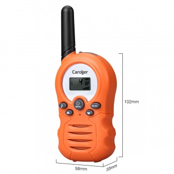 Caroger CR388A Kids Walkie Talkies PMR446MHZ Two Way Radio Up to 3300 Meters/2 Miles Range Handheld Interphone Mobile Radio