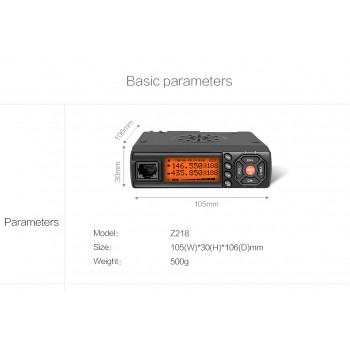 Mini Car Walkie Talkie 10KM 25W Dual Band VHF/UHF 136-174mhz 400-470mhz 128CH Mini Mobile Radio Station Transceiver