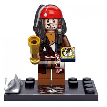 Legoing Pirates Of The Caribbean Figure Jack Henry Building Block Model Compatible With Legoings Figures DIY Toys For Children