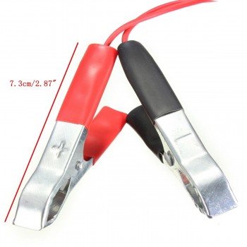 12V Auxiliary Socket Cigarette Lighter Clip On Crocodile Leisure Battery Jump Cable Clips