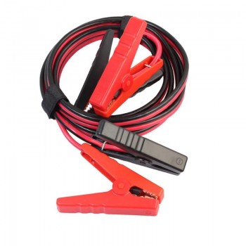 2.5m Auto Booster Start with Clip Clamp Car Emergency Jumper Cables Wire Car Truck Battery Jump Cable Copper Jumper Car Electron