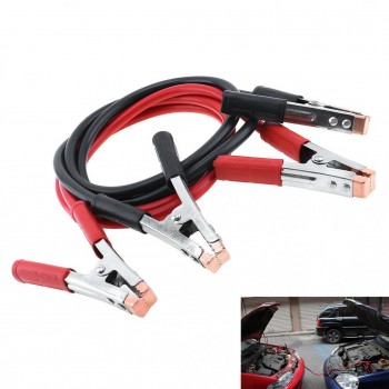 2M Heavy Duty 1000A 12MM Pure Copper Car Emergency Ignition Jump Starter Leads Wire Battery Booster Cable