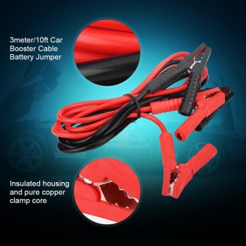 Booster Cable 1800A 3meter/10ft Heavy Duty Car Power Booster Cable Emergency Battery Jumper Cables Battery Jumper lgnition wires