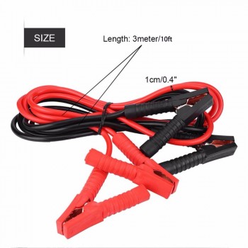 1800A 3meter/10ft Heavy Duty Car Power Booster Cable Emergency Battery Jumper Cables Car Battery Jumper lgnition wires