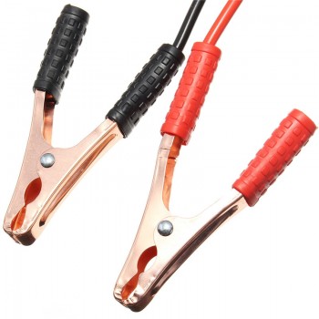 Kroak Black Red 2M 500AMP Copper Wire Auto Battery Line Emergency Cable Line Cable Clip Power Charging Jump Start Leads