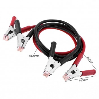 1.8M 300A 8MM Copper Clad Aluminum Car Emergency Power Ignition Jump Starter Leads Wire Battery Booster Cable