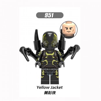 Marvel Avengers 3 Figures Super Heroes Infinity War Observer Yellow Jacket Stan Lee Building Blocks Bricks Toys Christmas Gifts