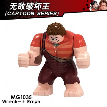 Cartoon Movie Ralph Breaks the Internet Wreck-It Ralph Vanellope Von Schweetz Fix-It Felix Calhoun Blocks Toys Legoe Minifigured