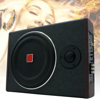 8Inch 600W Active Under Seat Car Subwoofer Speaker Stereo Power Amplifier Subwoofer Car Audio Speaker Stereo