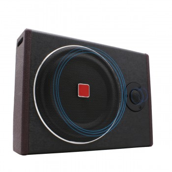 8Inch 600W Active Under Seat Car Subwoofer Speaker Stereo Power Amplifier Subwoofer Car Audio Speaker Stereo