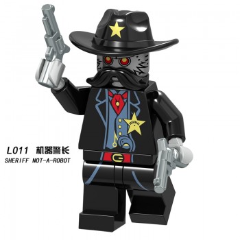 Legoingly Movie Figure Single Sale Bad Cop Emmet Wyldstyle Sheriff Robo SWAT Vitruvius Building Blocks Model Bricks Toy L1009