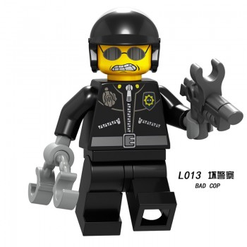 Legoingly Movie Figure Single Sale Bad Cop Emmet Wyldstyle Sheriff Robo SWAT Vitruvius Building Blocks Model Bricks Toy L1009