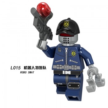 Legoingly Movie Figure Single Sale Bad Cop Emmet Wyldstyle Sheriff Robo SWAT Vitruvius Building Blocks Model Bricks Toy L1009