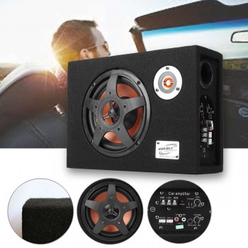 8 Inch 480W Under-Seat Car Subwoofer Modified Speaker Stereo Audio Bass Amplifier Subwoofers Car Audio Auto Speakers