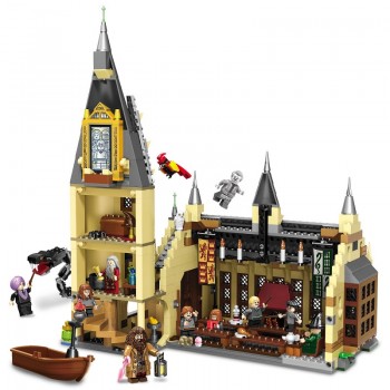 2019 Legoinglys Harry Potter Movie Hogwarts 75954 75952 75953 Great Hall Castle Model Building Blocks 11007 Educational Toys