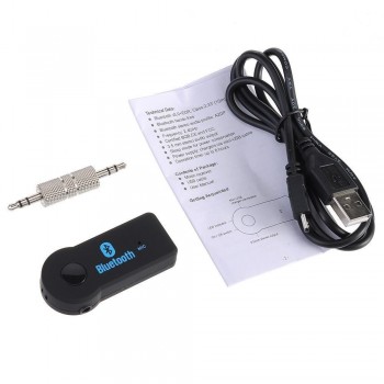 Universal 3.5mm Streaming Car A2DP Wireless Bluetooth Car Kit AUX Audio Music Receiver Adapter Handsfree with Mic For Phone MP3