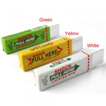 Safety Trick Joke Toys Electric Shock Shocking Funny Pull Head Chewing Gum Gags amp; Practical Jokes Novelty Items