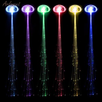 Hot Sale Toys LED Wigs Glowing Flash Ligth Hair Braid Clip Hairpin Christmas Birthday Toy Kid Child Gift