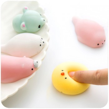 Cute Mochi antistress ball Mini Squeeze Squishy cat Cute Kawaii doll Squeeze Stretchy Animal Healing stress relief toys funny