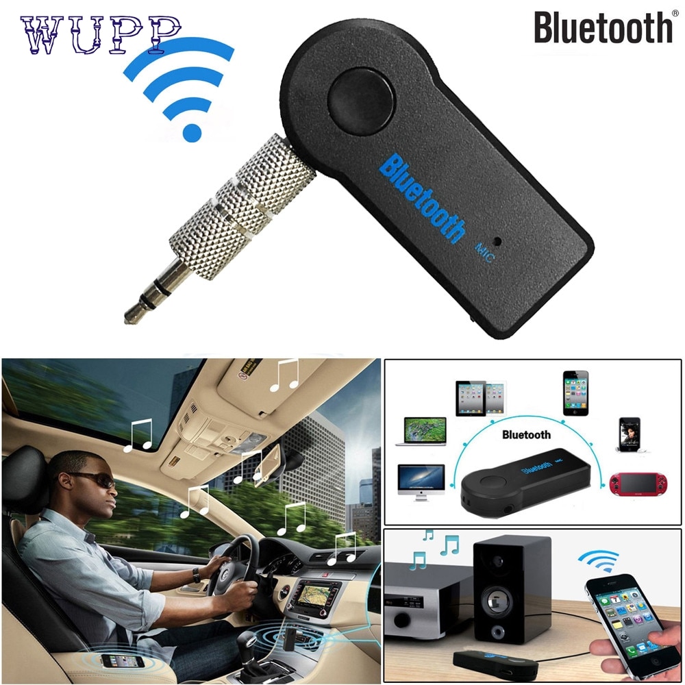 Wireless Bluetooth 3.5mm AUX Audio Stereo Music Home Car Receiver Adapter Mic  10#