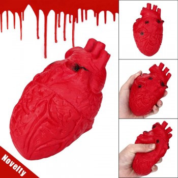 wholesale Antistress Silicone Cat Antistress Novelty Silicone Stress Ball Scary Organ Heart Slow Rising Squishies Toys PYMAY27