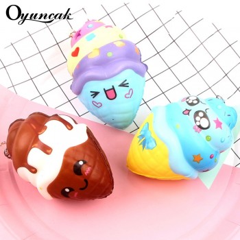 Oyuncak Antistress Squishy Novelty Gag Toys Squish Funny Surprise Donut Stress Relief Toy Key Chain Prank Kawaii Squishies Jumbo