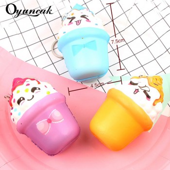 Oyuncak Antistress Squishy Novelty Gag Toys Squish Funny Surprise Donut Stress Relief Toy Key Chain Prank Kawaii Squishies Jumbo