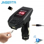 JINSERTA Car-styling Wireless Hands free Micro SD USB Music MP3 Player Car Kit Charger Bluetooth FM Transmitter