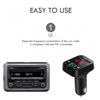 CARPRIE Car Kit Handsfree Wireless Bluetooth FM Transmitter LCD MP3 Player USB Charger 2.1A Car-Styling Car Accessories Interior