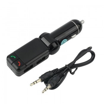 Upgraded Wireless 3.5mm AUX Bluetooth Car Kit MP3 WMA Car Radio MP3 Player FM Transmitter Modulator Hands Free USB Charger