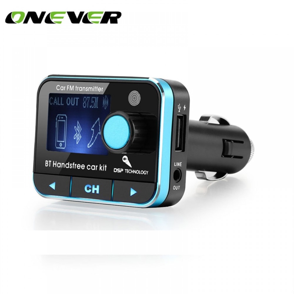 New 2.1A Dual USB wireless Bluetooth FM Transmitter CAR KIT MP3 Player Handsfree A2DP Car Charger DC12-26V LCD Display