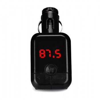 Bluetooth Wireless FM Transmitters Black Music MP3 Player Hands free Car Kit USB TF SD Remote Car-styling