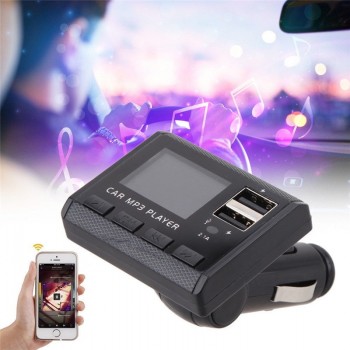 Car Music MP3 Player FM Transmitter Dual USB Charging 30#