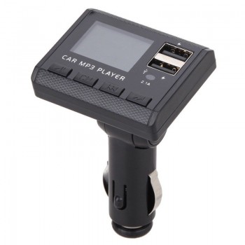 Car Music MP3 Player FM Transmitter Dual USB Charging 30#