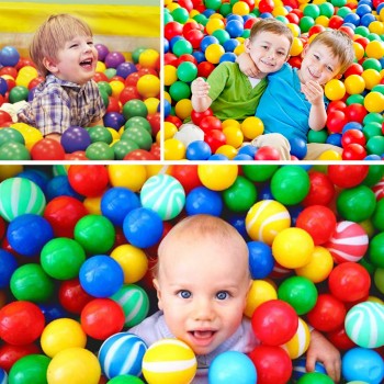 100Pcs Baby Antistress Ocean Balls Kids Plastic Stress Ball Bola Orbs Dry Pool Ball Pit Game Toys For Children Ballenbak Dia 7cm