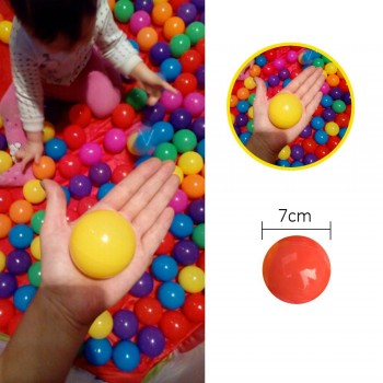 100Pcs Baby Antistress Ocean Balls Kids Plastic Stress Ball Bola Orbs Dry Pool Ball Pit Game Toys For Children Ballenbak Dia 7cm