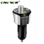 Onever 5V 3.4A Fm Transmitter Car Kit Handsfree LED Screen Car Mp3 Player Car Charger Car Bluetooth Adapter for TF Card U Disk