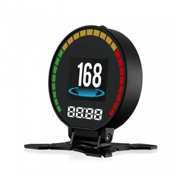 P15 OBD2 Heads Up Display Auto Car Head-Up Display Speedmeter Fuel Consumption RPM Temp Smart Digital Gauge Warning Alarm System