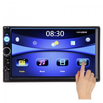 Universal 2 Din Car DVD Double Din Car Video Player Touch Screen Panel Car Audio Player 7010B Support FM/MP5/USB/AUX/Bluetooth