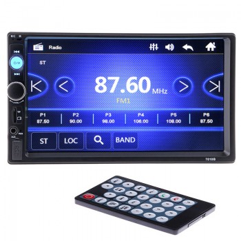 Universal 2 Din Car DVD Double Din Car Video Player Touch Screen Panel Car Audio Player 7010B Support FM/MP5/USB/AUX/Bluetooth