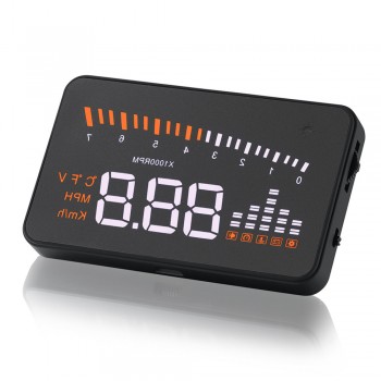 X5 GPS HUD Head Up Display Car velocimetro auto Car Styling Speed Alarm OBD II OBD2 car hub windshield Projector Universal