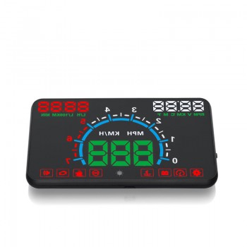 GEYIREN E350 OBD2 II HUD Car Display 5.8 Inch Screen Easy Plug And Play Overspeed Alarm Fuel Consumption display hud projector