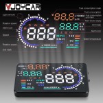 VJOYCAR 5.5 A8 Car HUD Head Up Display 4 D2000 OBD2 Display LED Windscreen OBD Scanner Over Speed Warning Car Speed Projector