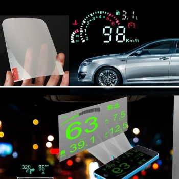 New Details about LED Car Head Up Speeding Warning Fuel Display Window Reflective film