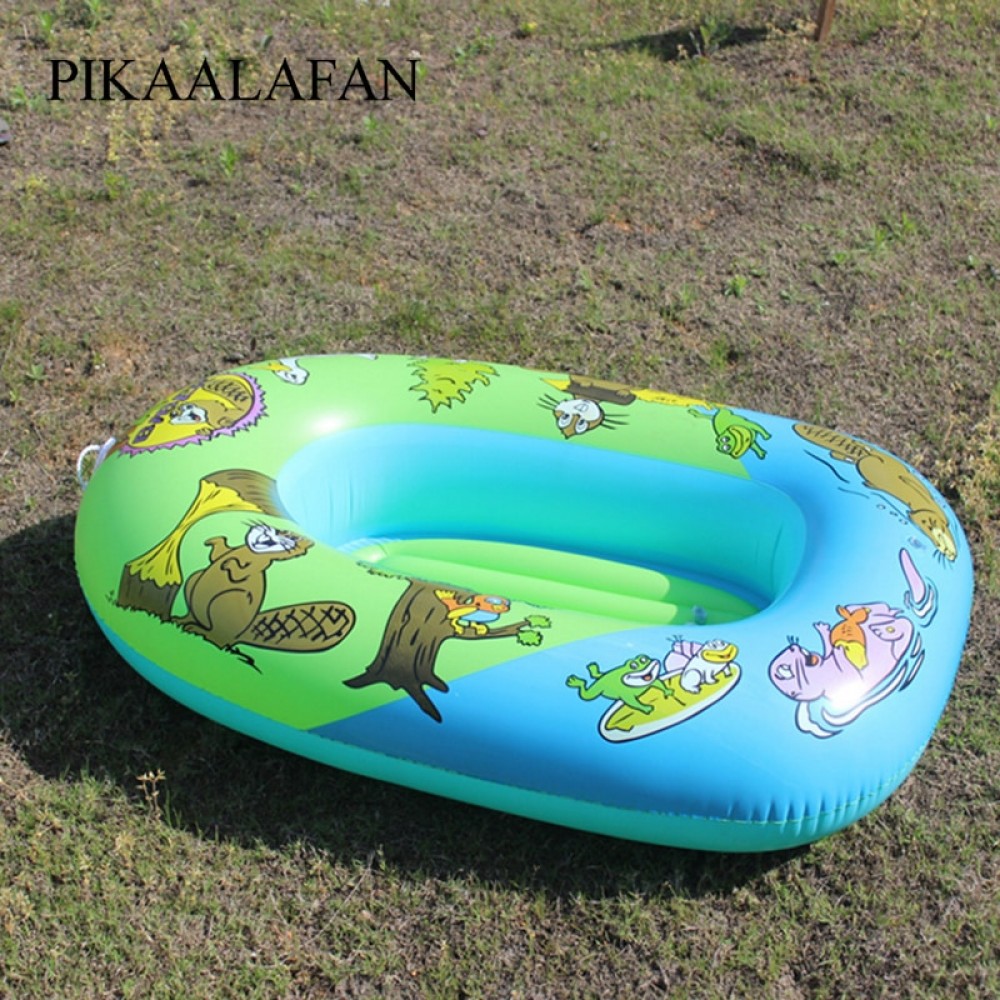 PIKAALAFAN High Quality Safety Children Inflatable Boat Children Swimming Pool Inflatable Doll Inflatable Boat Toys 1 Meter Long