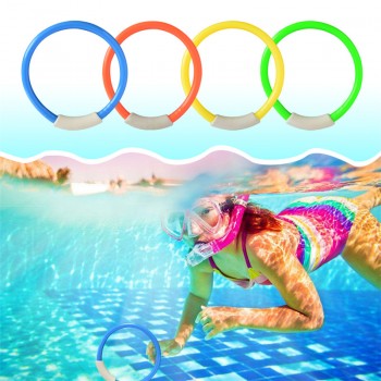 4 Pcs/Pack Child Kid Diving Ring Water Toys Swimming Pool Funny Creative Toys Swimming Toys For Children Diving Water Toys