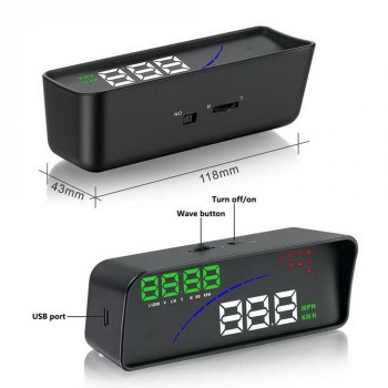 3.6Inch OBD HUD Car Head Up Display Auto On-Board Computer hud Display Car Electronics obd2 Car Speedometer Windshield Projector